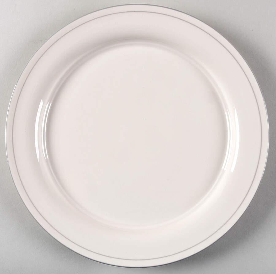 Grey Pinstripes (For the Grey) Dinner Plate by Lenox-1