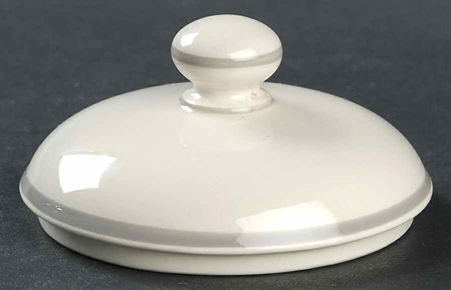 Grey Pinstripes (For the Grey) Lid for Sugar Bowl by Lenox-1