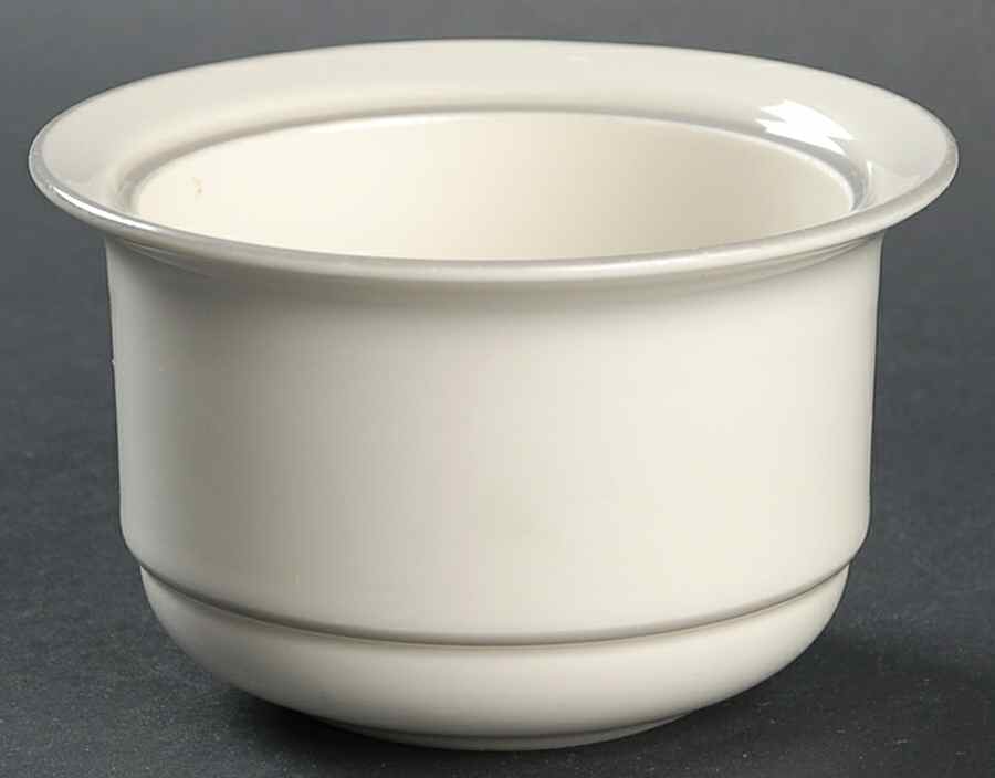 Grey Pinstripes (For the Grey) Sugar Bowl No Lid by Lenox-1