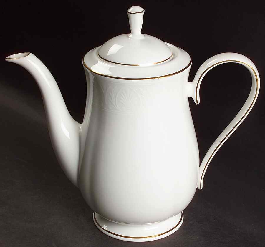 Hannah Gold Coffee Pot & Lid by Lenox-1