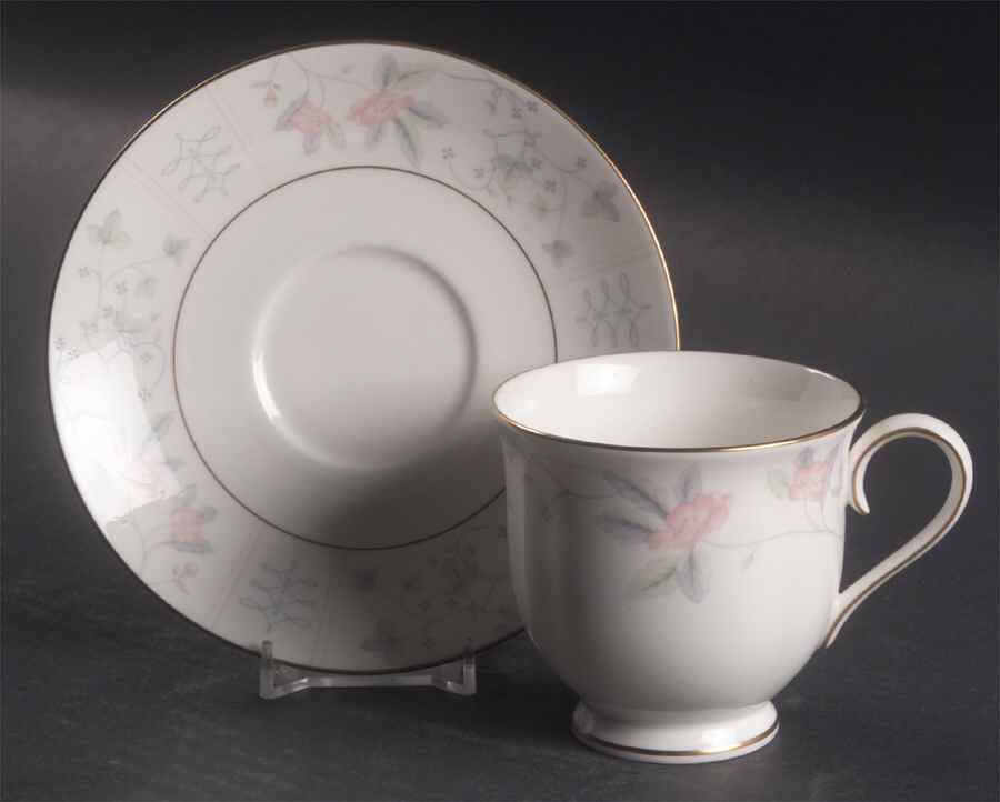 Jacqueline Footed Cup & Saucer Set by Lenox-1