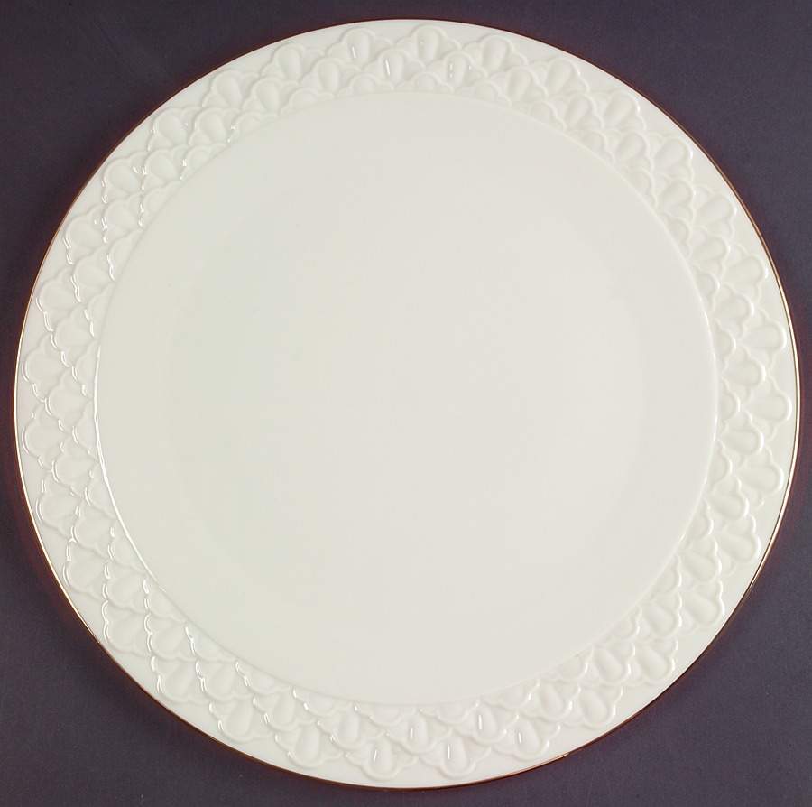Jacquard Gold Cake Plate by Lenox-1