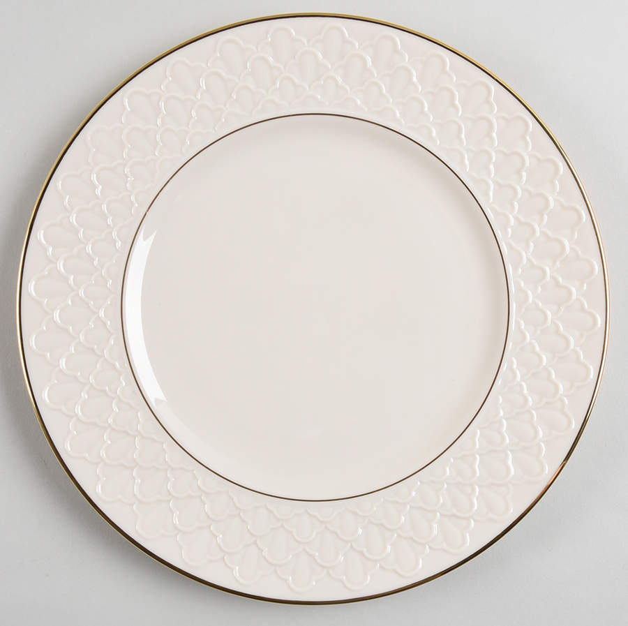 Jacquard Gold Millennium Dinner Plate by Lenox-1