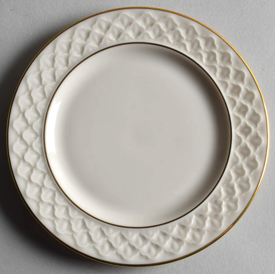 Jacquard Gold Bread & Butter Plate by Lenox-1