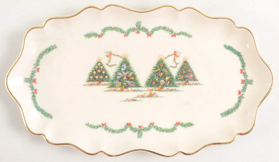 Joys of Christmas Giftware Open Candy Dish by Lenox-1