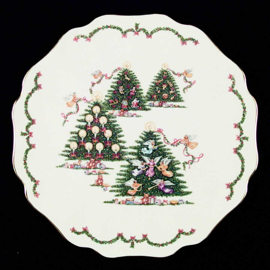 Joys of Christmas Giftware Cake Plate by Lenox-1
