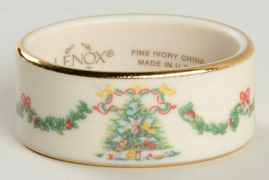 Joys of Christmas Giftware Napkin Ring by Lenox-1
