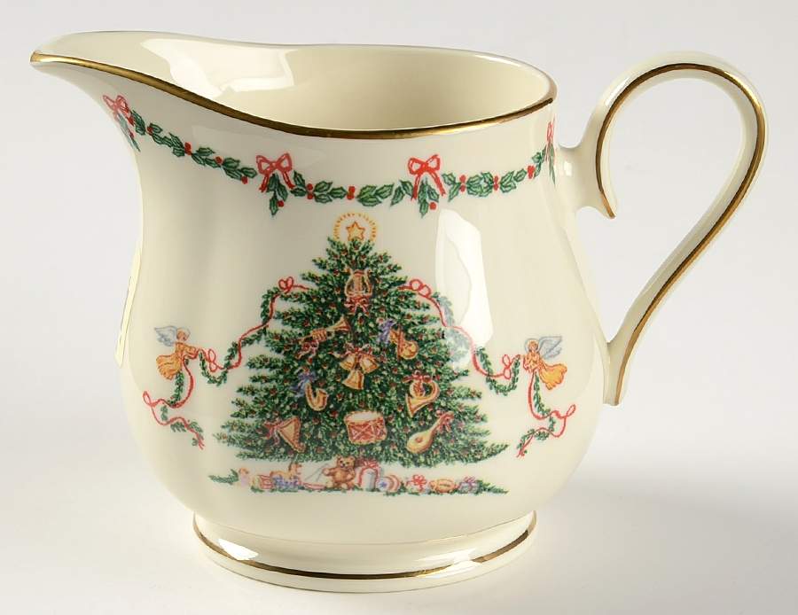 Joys of Christmas Giftware Creamer by Lenox-1