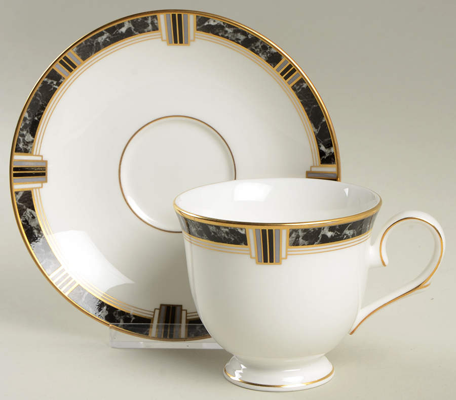 Lenox Classic Modern Footed Cup & Saucer Set by Lenox-1