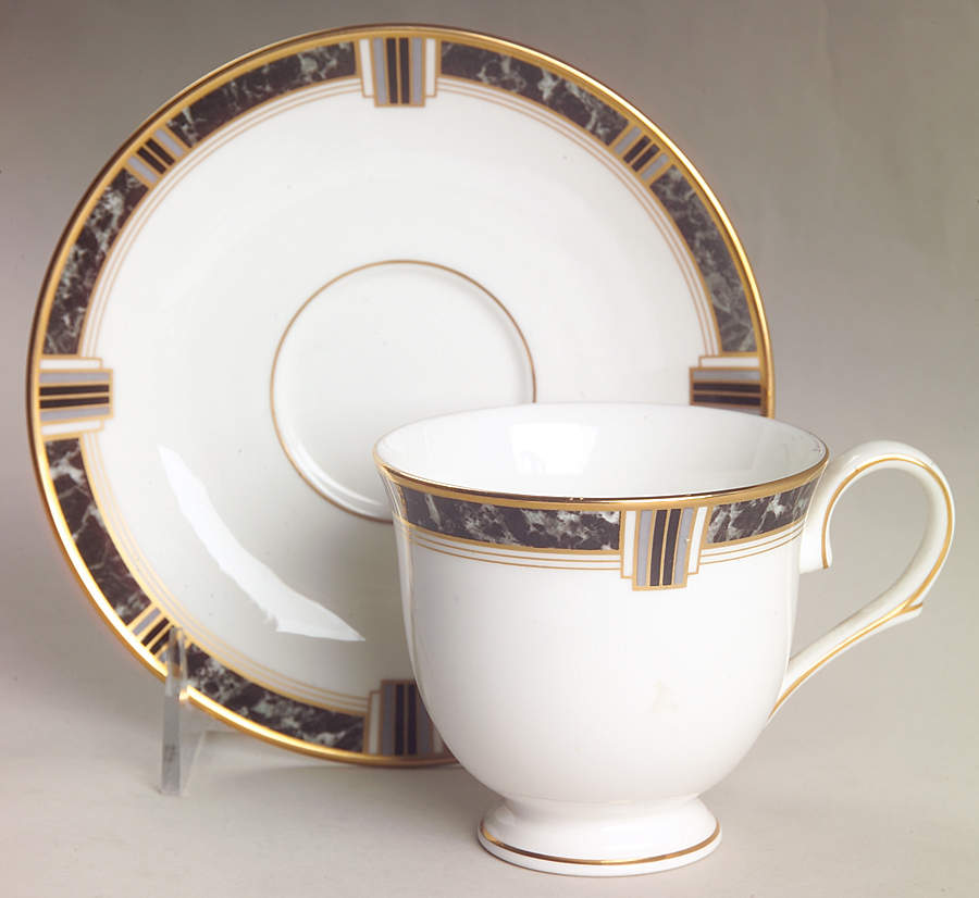 Lenox Classic Modern Footed Cup & Saucer Set by Lenox-1