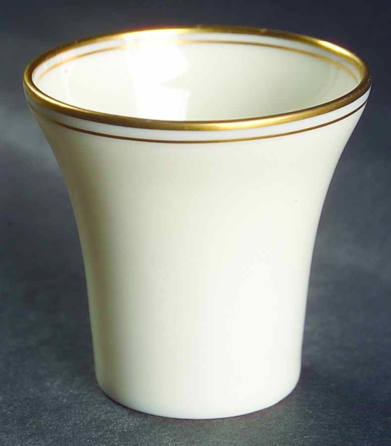 Lenox Liners (Cream, Gold Trim) Decoration #86 Shape 1 Demitasse Liner by Lenox-1