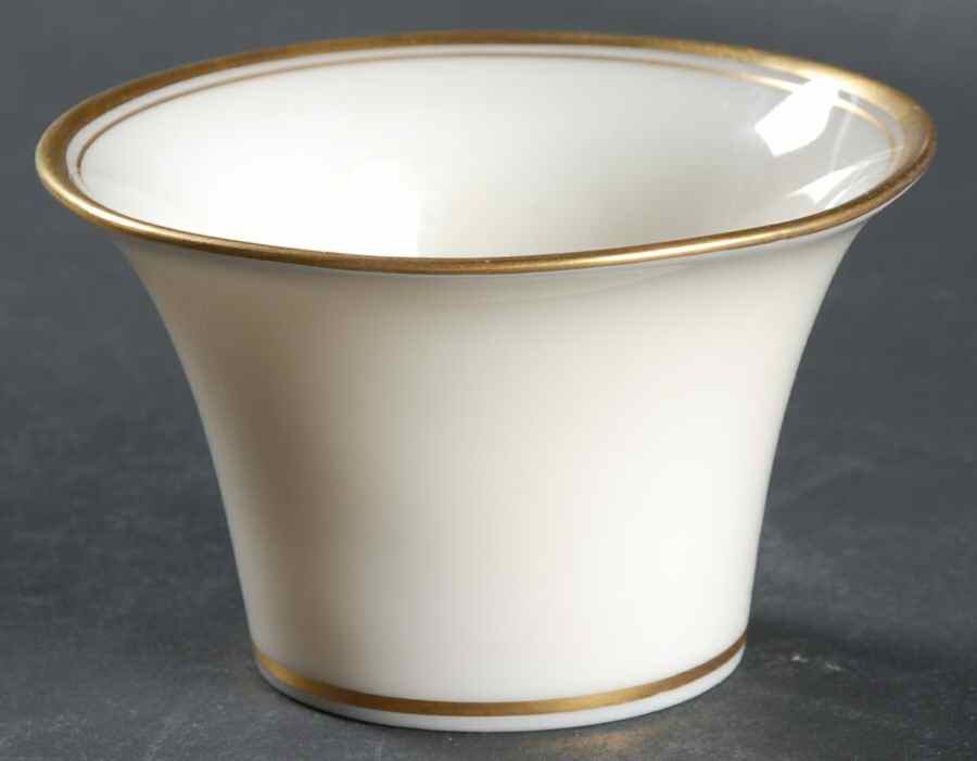 Lenox Liners (Cream, Gold Trim) Decoration #86 Shape 1 Demitasse Liner by Lenox-1