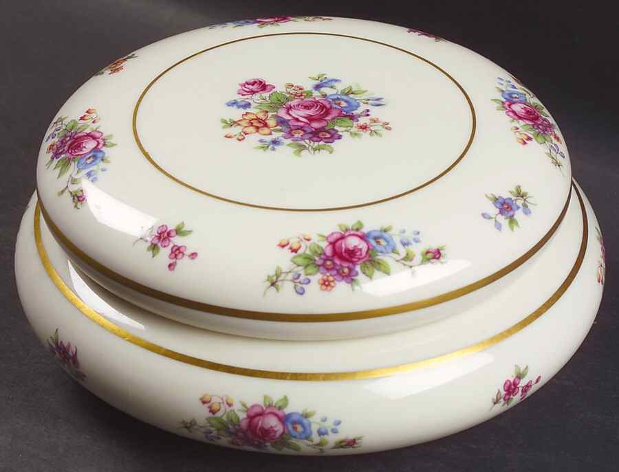 Lenox Rose 6" Round Bon Bon & Lid by Lenox-1