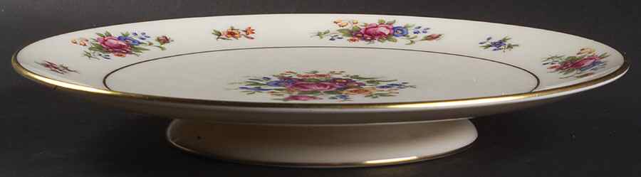 Lenox Rose Large Footed Sandwich Plate by Lenox-1