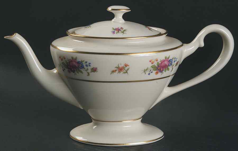 Lenox Rose Shape 742 Small Teapot & Lid by Lenox-1