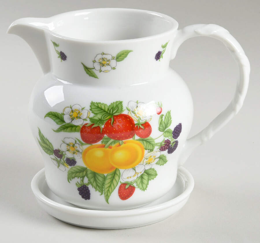 Lenox Orchard Giftware 4" Flower Pot & Underplate by Lenox-1