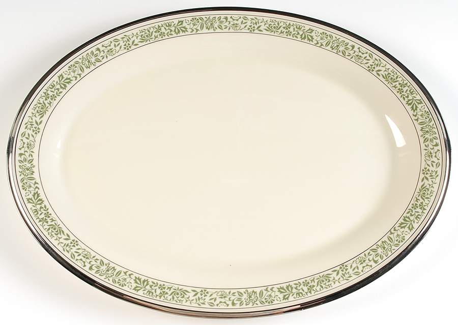 Memoir 17" Oval Serving Platter by Lenox-1