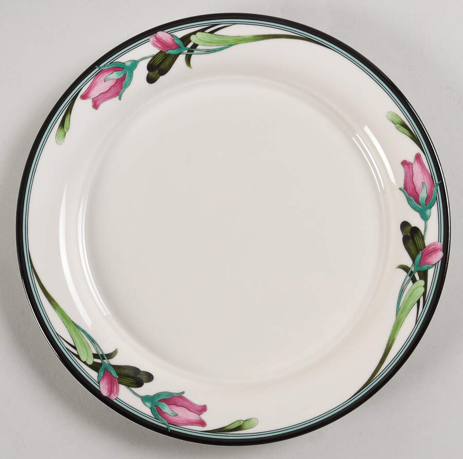 Midnight Blossoms Salad Plate by Lenox-1