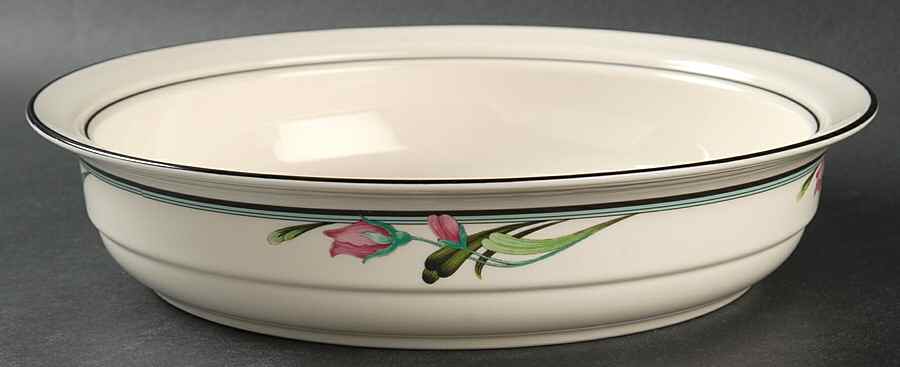 Midnight Blossoms 9" Round Vegetable Bowl by Lenox-1