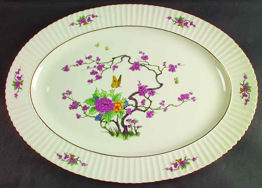 Ming Temple 18" Oval Serving Platter by Lenox-1