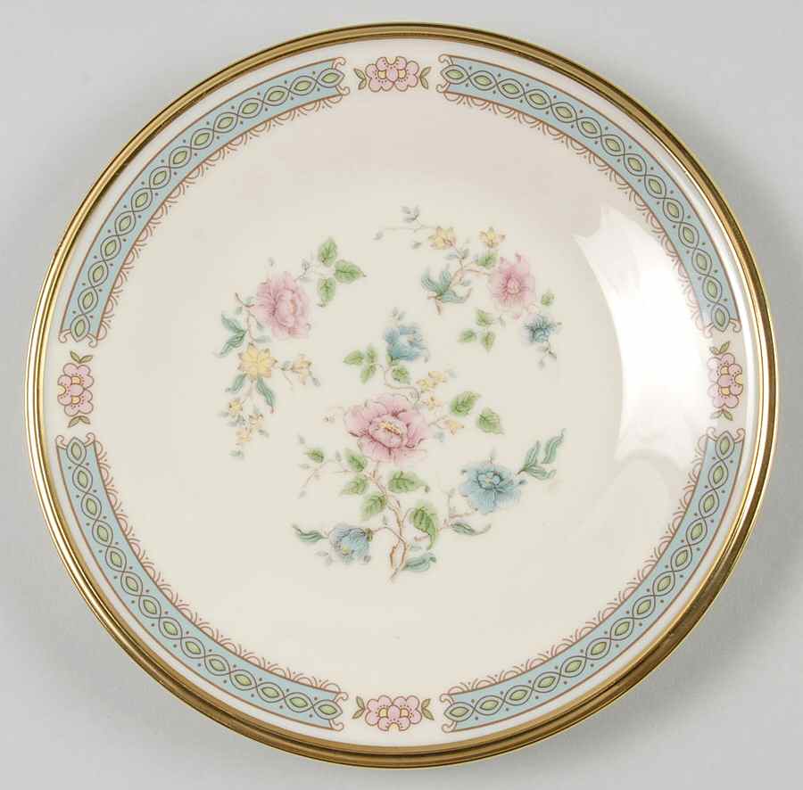 Morning Blossom Dessert Plate/Cream Soup Saucer for Footed Bowl by Lenox-1