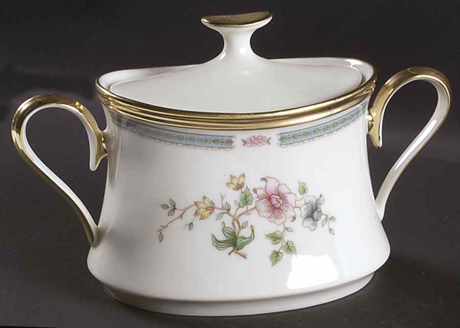 Morning Blossom Sugar Bowl & Lid by Lenox-1