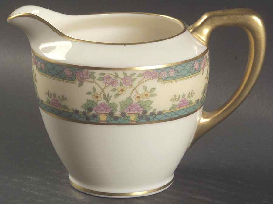 Monticello (Older Green) Shape 1963  Creamer by Lenox-1