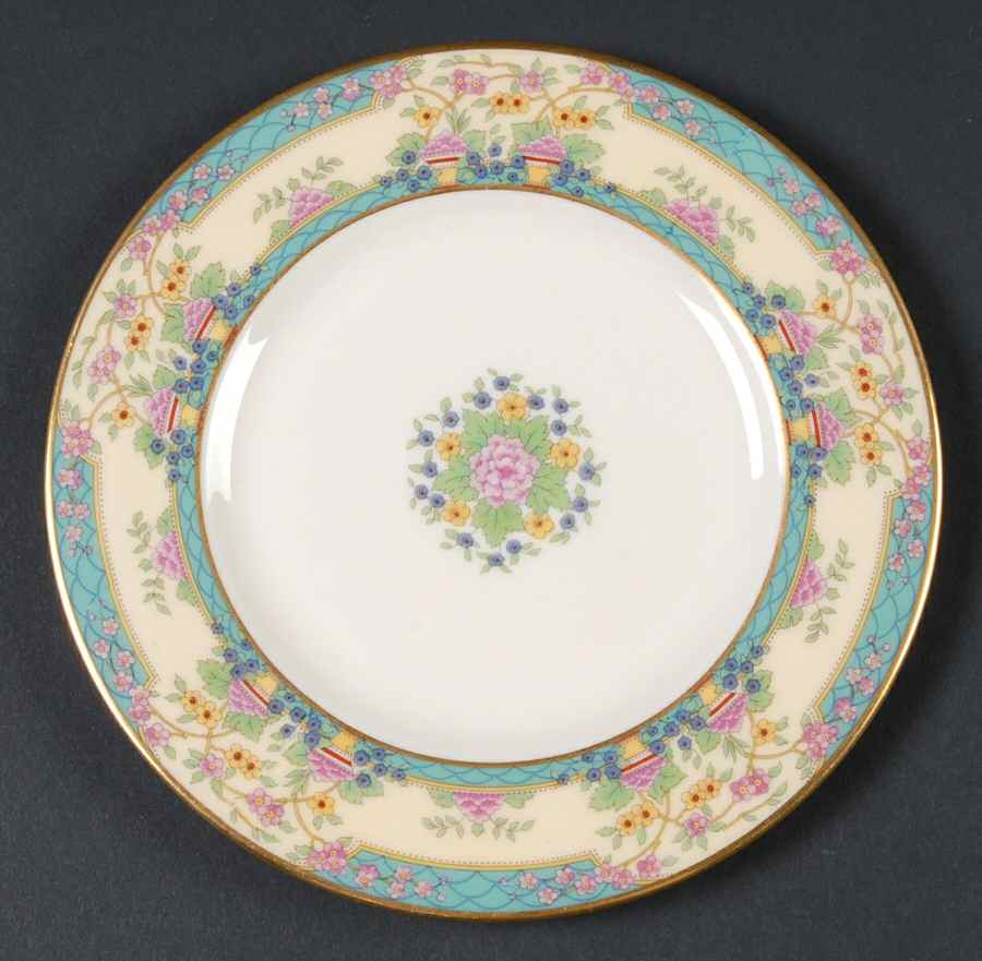 Monticello (Older Green) Bread & Butter Plate by Lenox-1