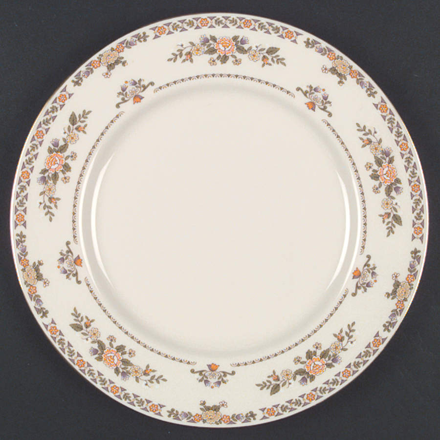 Monticello Orange (Newer) Dinner Plate by Lenox-1