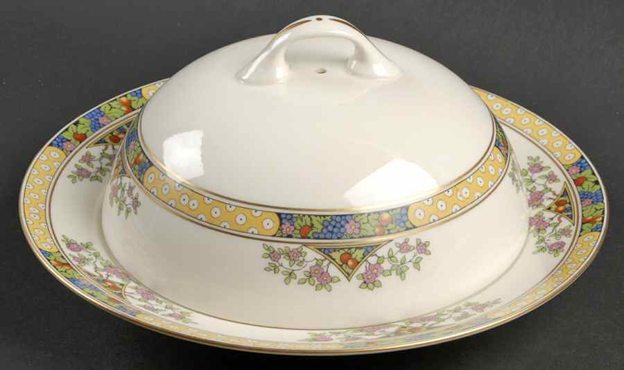 The Orchard Muffin Dish & Lid by Lenox-1
