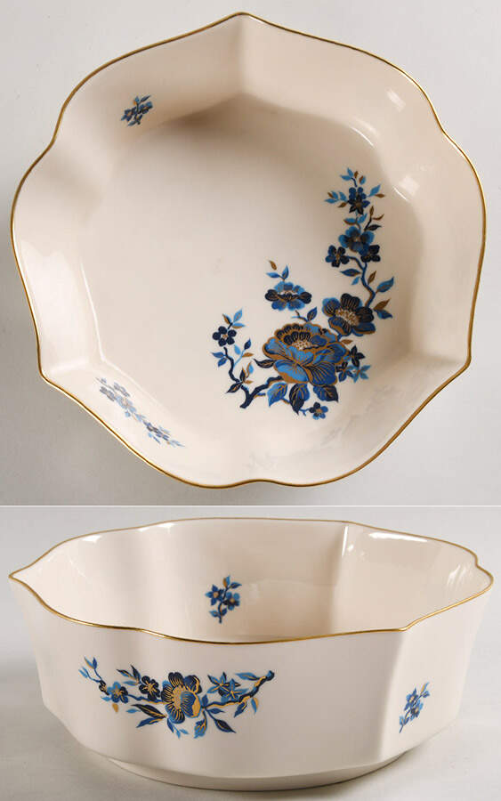 Pagoda (Giftware) Large Round Fluted Bowl by Lenox-1