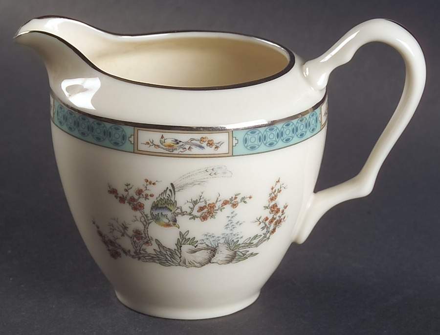 Plum Blossoms Creamer by Lenox-1