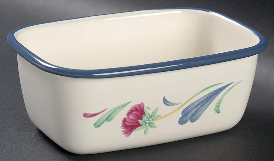 Poppies On Blue Small Rectangular Baker by Lenox-1