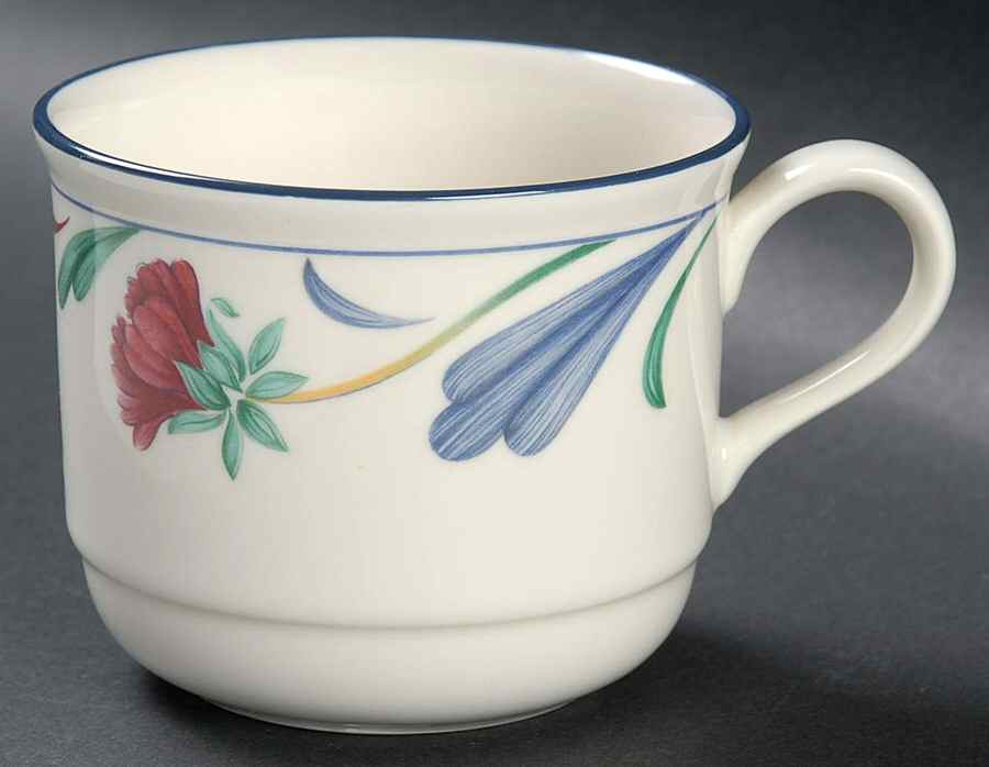 Poppies On Blue Flat Cup by Lenox-1