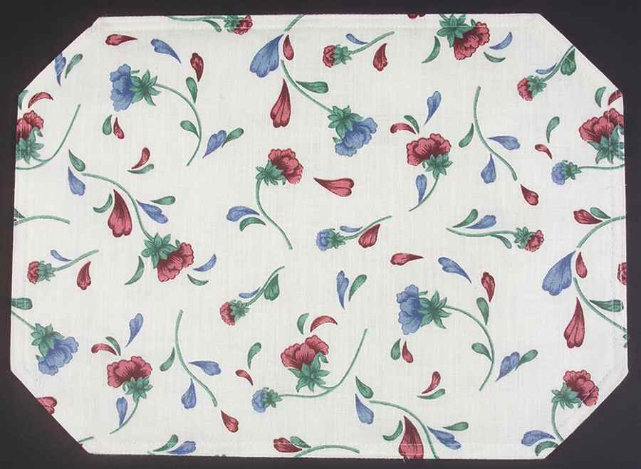 Poppies On Blue Cloth Placemat by Lenox-1