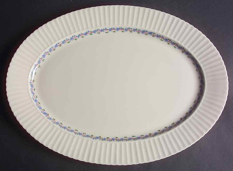 Priscilla 17" Oval Serving Platter by Lenox-1