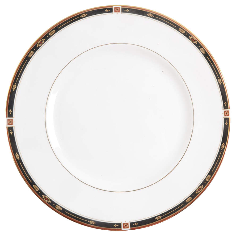 Regency Black Dinner Plate by Lenox-1