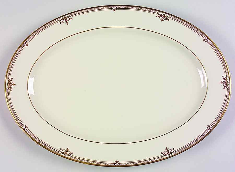 Republic 16" Oval Serving Platter by Lenox-1