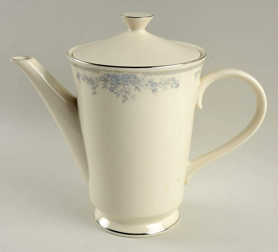 Reverie (Platinum Trim) Tea/Coffee Pot & Lid by Lenox-1