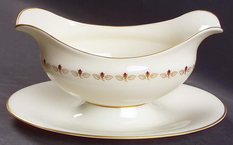 Romance Gravy Boat with Attached Underplate by Lenox-1