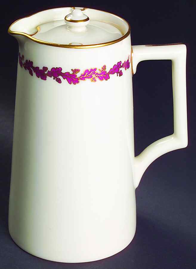 Royal Oak Maroon Pitcher & Lid by Lenox-1