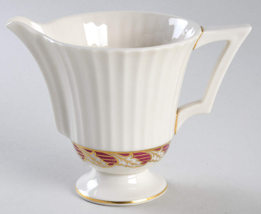 Savoy Maroon Creamer by Lenox-1