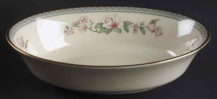 Serenade 9" Oval Vegetable Bowl by Lenox-1