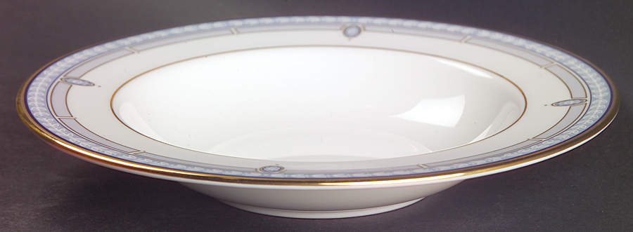 Sheraton Blue Rim Soup Bowl by Lenox-1