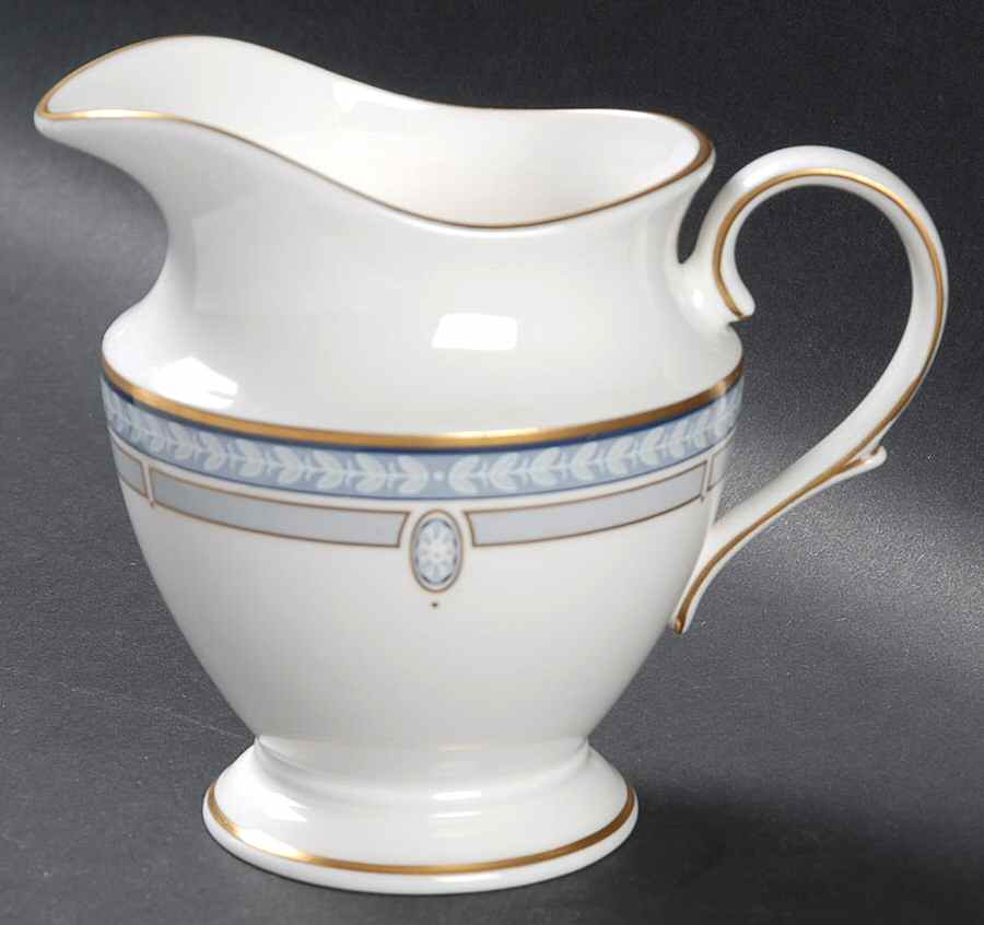 Sheraton Blue Creamer by Lenox-1