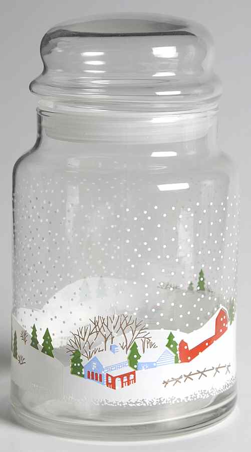 Sleighride Medium Glassware Canister by Lenox-1