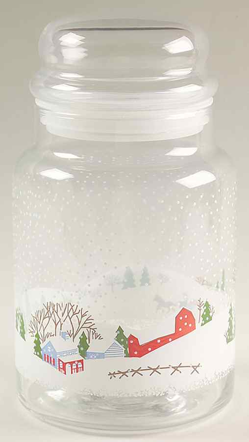 Sleighride Large Glassware Canister by Lenox-1