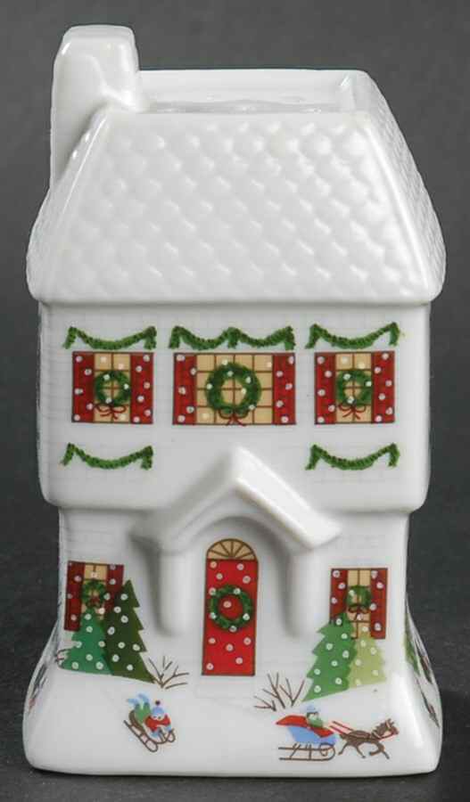 Sleighride House Figural Salt Shaker by Lenox-1