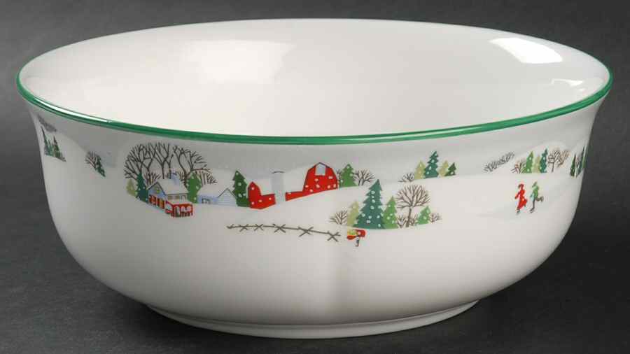 Sleighride 8" Round Vegetable Bowl by Lenox-1