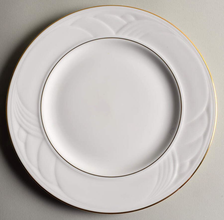 Snowdrift Gold Dinner Plate by Lenox-1